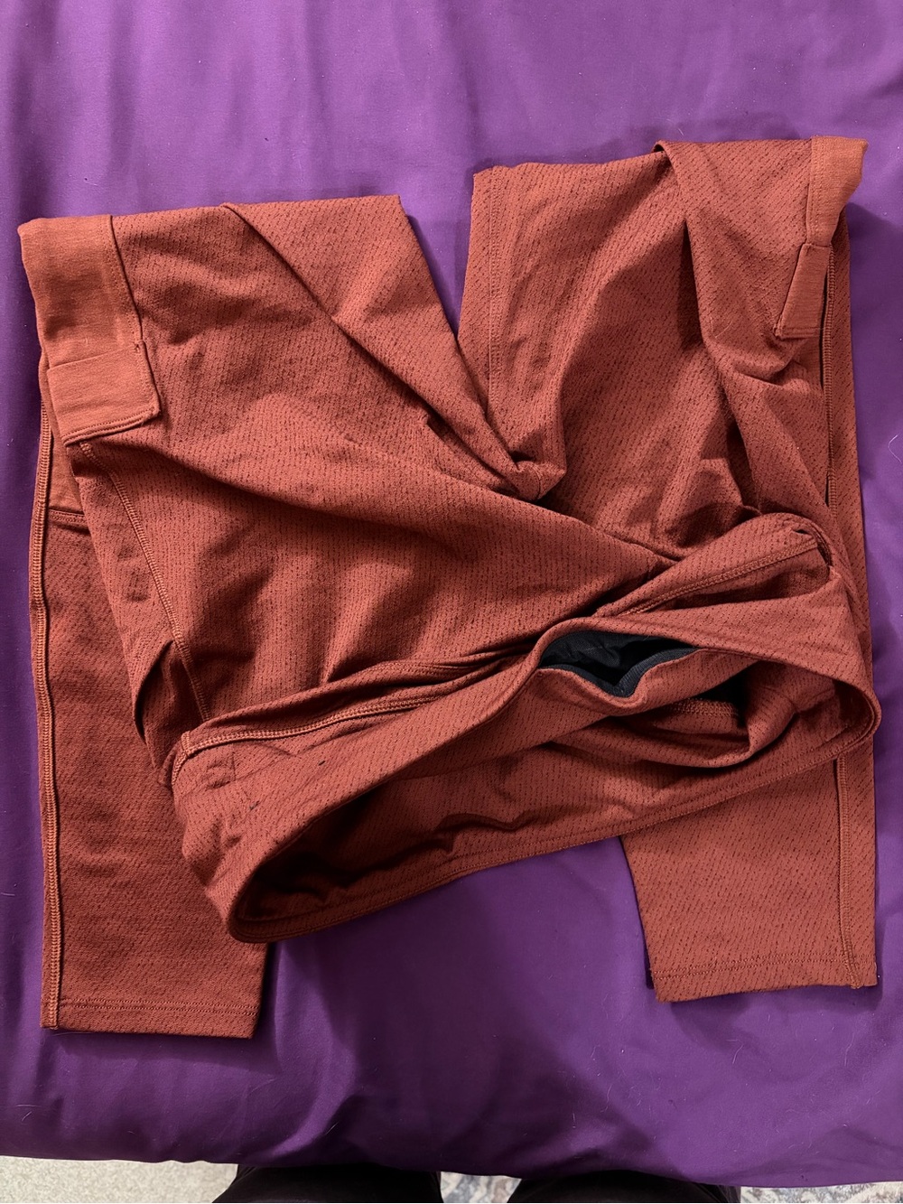 Alpine Design Rust-Red Active Leggings - Picture 6 of 8